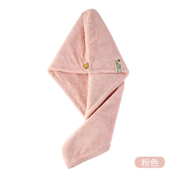 干发帽女湿头发强吸水双层加厚速干毛巾超儿童巾网红款擦|浅粉干发帽双层加厚