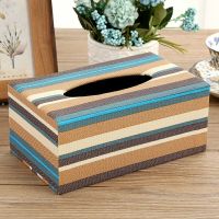 欧式纸巾盒家用客厅餐厅抽纸盒创意饭店餐巾纸抽盒子木|布拉格(1个装) 纸巾盒中号