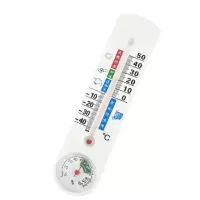 高精度家用婴儿房免电池大棚湿温湿度计表室内温度表温度计湿度计|普通337