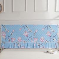 印花床头罩夹棉蕾丝防尘套简约加厚半包全规格保护套|小清新花朵半包款 2.0m宽