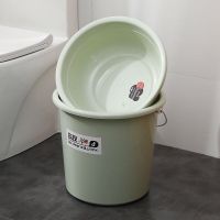 水桶加厚洗衣洗澡桶塑料宿舍提水桶洗车水提桶|‍加‍大‍套‍绿