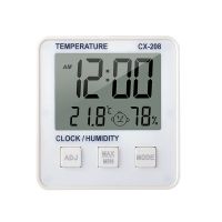 温度计室内家用高精度壁挂式精准电子温湿度计室温表婴儿房|可爱笑脸-白色