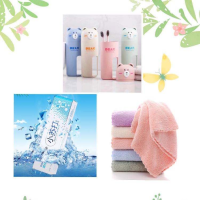 牙刷情侣家庭牙具旅行盒洗漱套装多功能便携户外洗漱杯简约收纳盒|粉色1杯2刷+小苏打一支+小方巾2条