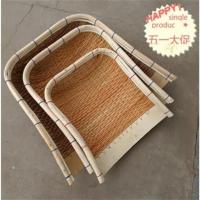 纯手工柳编藤编竹编簸箕农用家用大中小号柳条簸箕筲箕笸箩筐|白色47*45左右