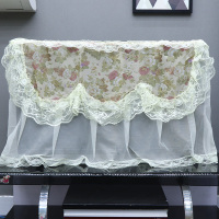 布艺电视机罩盖布防尘罩中式布艺盖巾42寸50寸55寸65寸液晶电视套|唯美—咖 46英寸