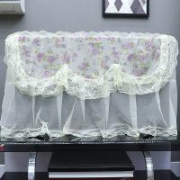 布艺电视机罩盖布防尘罩中式布艺盖巾42寸50寸55寸65寸液晶电视套|唯美—紫 46英寸