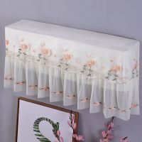 空调罩挂机开机不取防尘罩全包空调罩格力1.5p卧室挂式美|荷花-橘开机不取/全包一罩两用 (大1.5-2p)92厘米长内