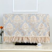 电视罩新品欧式液晶电视罩防尘蕾丝罩壁挂式32寸65寸55寸电视罩|埃米尔香槟色 电视柜50*240cm