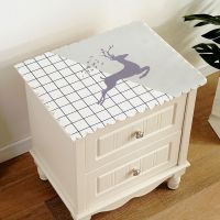 卡通床头柜盖布桌子防尘罩卧室简约小桌布盖巾洗衣机电视机防尘布|逐鹿鹿 50*40cm