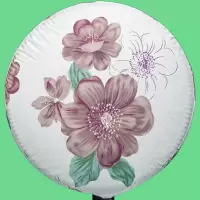 家用电风扇罩子防尘罩子全棉布艺落地扇包电机壁扇电扇罩全包16寸|山茶花16寸(抽绳)