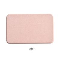 硅藻土吸水肥皂盒长方形沥水皂盘卫生间浴室创意香皂盒硅藻泥皂托|樱花粉