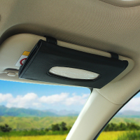 车载纸巾盒挂式天窗遮阳板车上内纸巾盒汽车抽纸盒车用|黑色 哈弗标