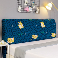 万能床头套罩全包弹力欧式异型床头靠背防尘罩弧形通用保护套简约|猪猪 床头适用（1.9-2.1米）