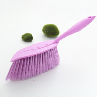 精致树叶型床刷叶子床刷毛刷扫炕笤帚软毛除尘刷清洁刷扫床扫帚|紫色 两只装