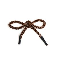 工厂直销拎绳三股绳手提袋绳子三股扭绳礼盒纸盒绳包装袋绳尼龙绳|深咖啡 4MM粗45CM长100条