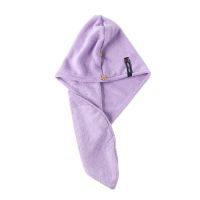 干发帽女双层可爱吸水速干加厚毛巾洗头浴帽擦头发包头巾长发|单层葫芦款紫色