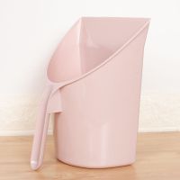 单个簸箕家用加厚塑料垃圾铲手拿饲料铲工具粮食铲茶叶撮子畚箕铲|手持可立款粉色