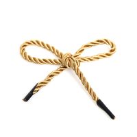 工厂直销拎绳三股绳手提袋绳子三股扭绳礼盒纸盒绳包装袋绳尼龙绳|骆驼色 4MM粗45CM长100条