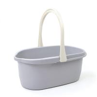 加厚单桶长方形海绵拖把桶家用洗拖布桶平板胶棉地拖把清洗桶水桶|灰蓝色