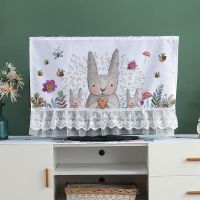 55寸液晶电视罩开机不取32寸坐式电视蕾丝套子60电视机罩圈防尘布|三只小兔 45寸