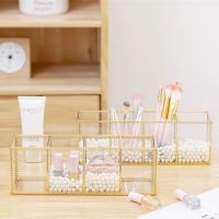 特价欧式复古透明玻璃化妆刷收纳桶眉笔粉刷刷具筒桌面收纳盒