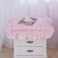 全包欧式蕾丝床头柜罩套防尘罩夹棉加厚卧室盖布万能盖巾桌布布艺|经典老款[单只] 40/45cm柜子罩[单只]