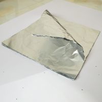 锡纸片 烤箱锡纸烤盘耐高温烤肉加厚烧烤一次性锡箔纸 铝箔纸|30X30X18微米X100片
