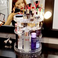 透明化妆品收纳盒桌面护肤品口红置物架
