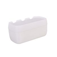 纸巾盒免打孔家用吸壁式置物架纸巾收纳盒多功能卫浴间卷纸纸巾盒|白色 小号