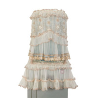 饮水机罩子简约现代客厅饮水机两件套水桶罩18.9升饮水机套防尘罩|梅花绣