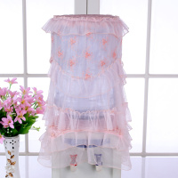 饮水机罩子简约现代客厅饮水机两件套水桶罩18.9升饮水机套防尘罩|金丝盘秀-粉