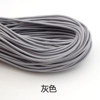 圆形松紧带高弹力皮筋内衣裤子收口女橡皮筋松紧绳辅料跳皮筋特价|灰色 100米整捆[送剪刀+穿带器]