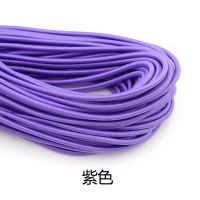 圆形松紧带高弹力皮筋内衣裤子收口女橡皮筋松紧绳辅料跳皮筋特价|紫色 30米整捆[送剪刀+穿带器]