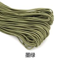 圆形松紧带高弹力皮筋内衣裤子收口女橡皮筋松紧绳辅料跳皮筋特价|墨绿 100米整捆【送剪刀+穿带器】