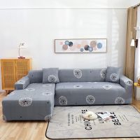 全包弹力沙发垫布艺老式贵妃组合沙发巾防尘罩全盖沙发套四季通用|蒲公英 L型贵妃组合套装两件(三人位+四人位