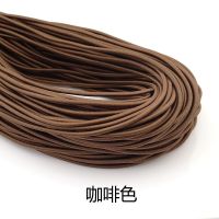 圆形松紧带高弹力皮筋内衣裤子收口女橡皮筋松紧绳辅料跳皮筋特价|咖啡 10米整捆[送剪刀+穿带器]