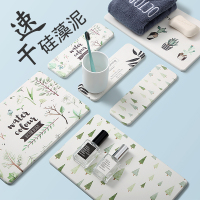 硅藻泥杯垫卫生间洗漱洗手台吸水速干牙杯垫子防滑浴室肥皂香皂托
