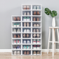 加厚透明鞋盒收纳神器省空间鞋子收纳盒塑料鞋柜抽屉式网红抽拉