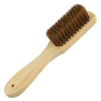 家用木柄鞋刷子洗衣刷洗鞋刷衣服除尘水池清洁软毛多功能小板刷子|3017棕1把