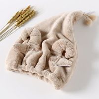 可爱卡通女长发吸水干发帽成人速干包头巾卡通毛巾加厚吸水浴帽|驼小羊帽子款