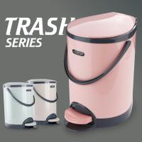 2811大号脚踏式垃圾桶家用卫生间卧室厨房创意有盖带盖厕所脚踩筒