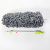 实木柄鸵鸟毛尘掸鸡毛掸子掸子家用除尘掸子无静电车用扫灰尘神器|灰色尘掸