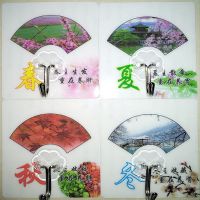 创意粘钩大号可爱无痕挂钩免钉墙壁魔力卫生间厨房承重卧室强力贴|春夏秋冬20个装