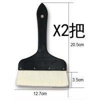 烘焙 羊毛刷子软毛刷油漆无痕 不掉毛清洁刷烧烤刷 细毛涂刷工具|5寸黑柄羊毛刷 3把