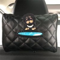 车载纸巾盒椅背挂式时尚山茶花汽车抽纸盒可爱迷你女创意餐巾盒套|纸巾盒[臧浩狗]