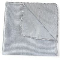 擦玻璃清洁布不留水痕毛巾擦家具擦桌镜子酒杯专用吸水不掉毛抹布|灰色(40*40)五条