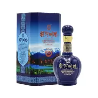 新疆额河明珠蓝钻纯粮食白酒国产固态发酵浓香整箱送礼高档单瓶500ml50度