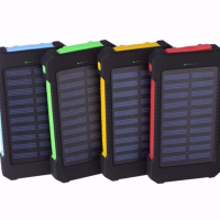 户外太阳能充电宝10000毫安大容量多功能露营灯双USB通用智能手机