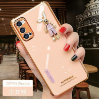 奥迪猫OPPOReno4手机壳Reno4pro可爱兔子女款保护套PDPM00/PDNT00潮