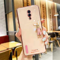 奥迪猫OPPOReno手机壳女款Reno2Pro电镀防摔软套十倍变焦全包保护套潮流